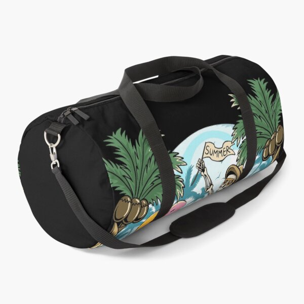 Item preview, Skulls Flamingos Floats Beach During Summer Parties Filled with Coconut Trees designed and sold by Peekonet.