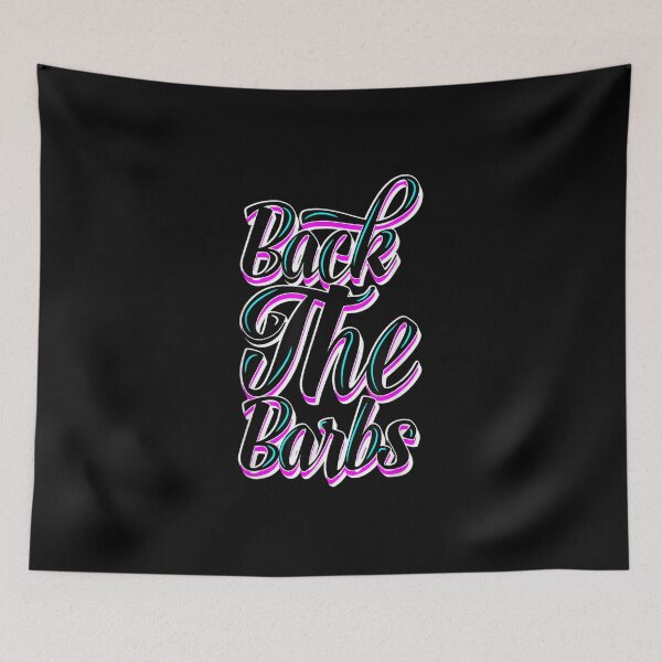 Item preview, Back The Barbz Flag Love Barbs Loyal Fan designed and sold by Amosbriggs.