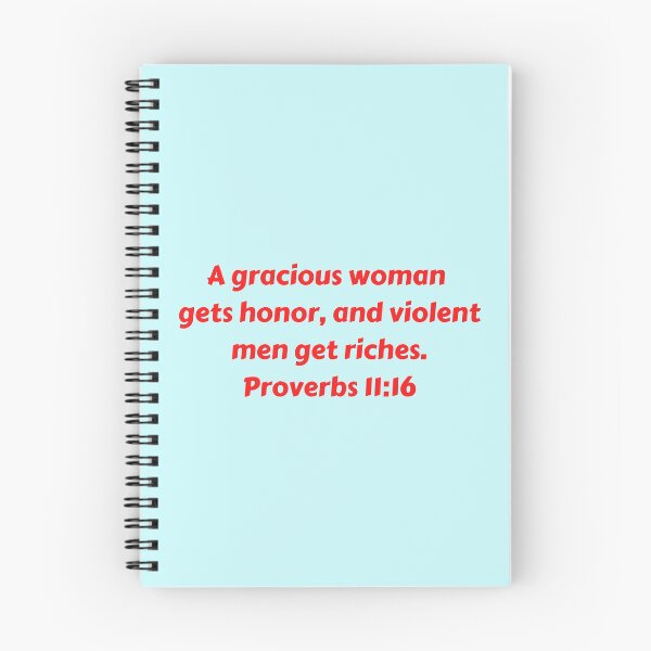 Artikelvorschau, Bible Verse Proverbs 11:16 entworfen und verkauft von Prayingwarrior.