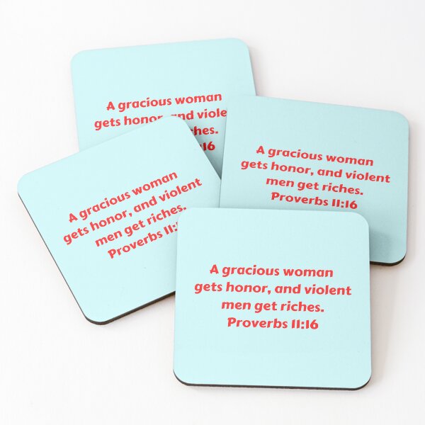 Artikelvorschau, Bible Verse Proverbs 11:16 entworfen und verkauft von Prayingwarrior.