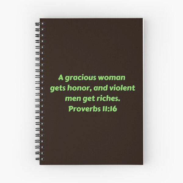 Item preview, Bible Verse Proverbs 11:16 designed and sold by Prayingwarrior.