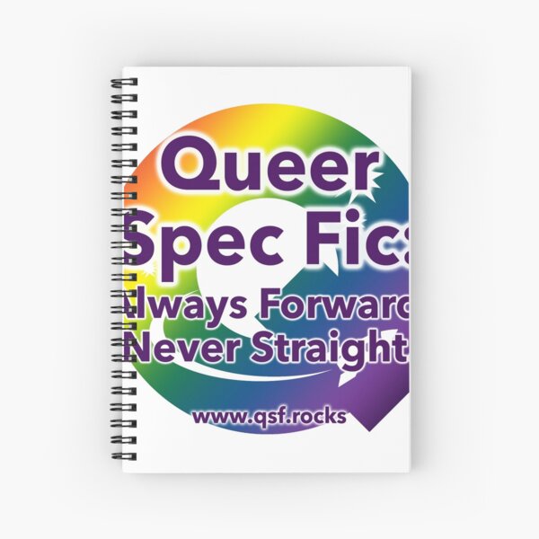 Item preview, QSF Forward Logo - White designed and sold by queerscifi.