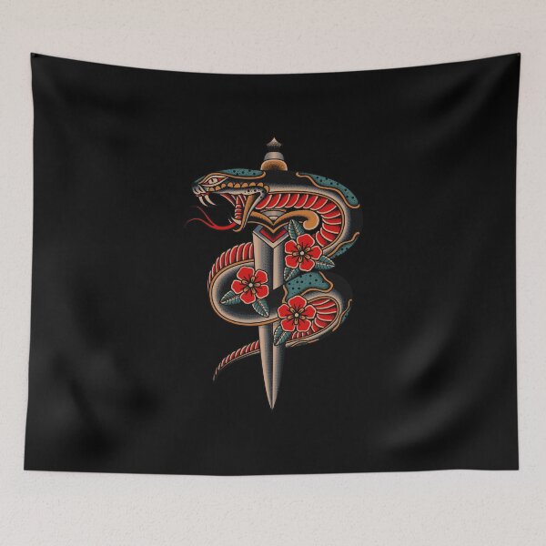 Item preview, Snake Tattoo designed and sold by SukaSukaSukaTee.