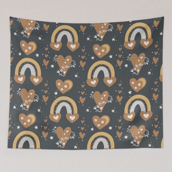 Item preview, Brown Textured Rainbow designed and sold by Patternsonly.