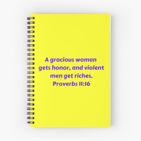 Item preview, Bible Verse Proverbs 11:16 designed and sold by Prayingwarrior.