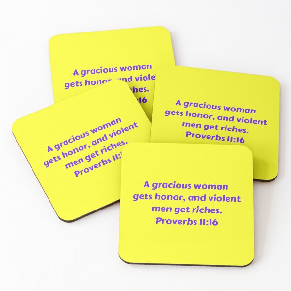 Item preview, Bible Verse Proverbs 11:16 designed and sold by Prayingwarrior.