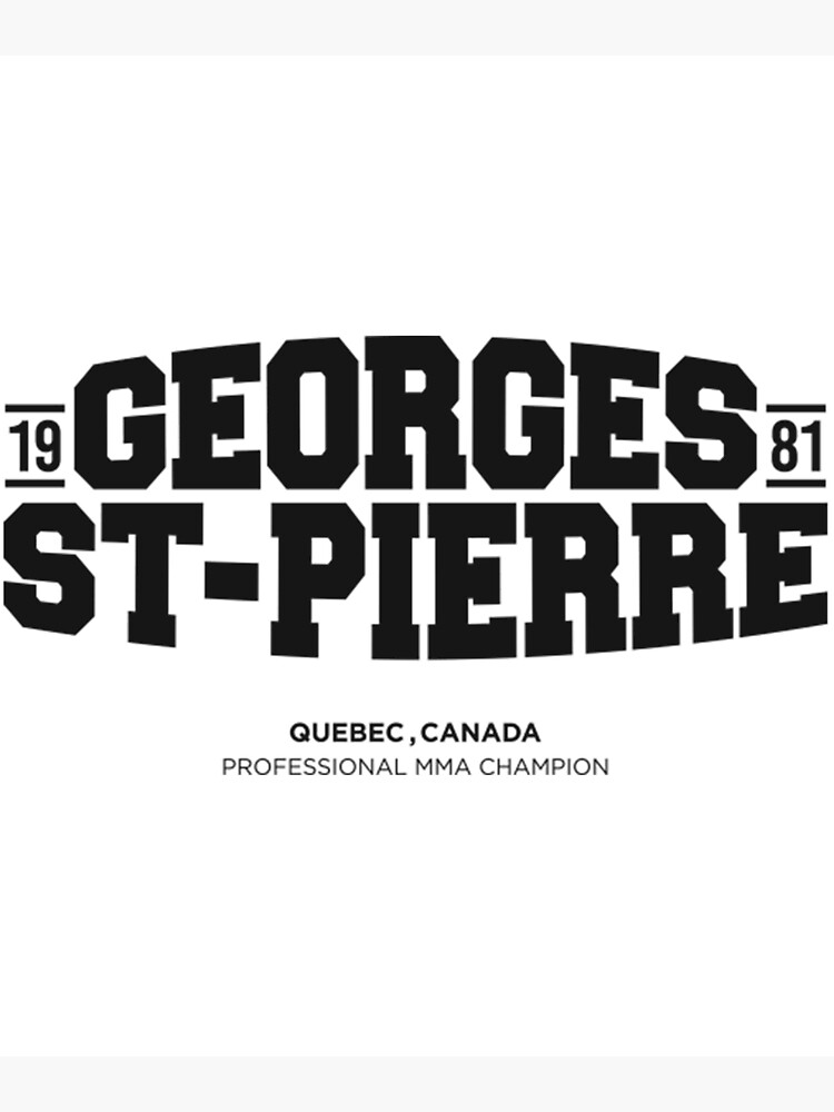 Discover Georges St Pierre Premium Matte Vertical Poster