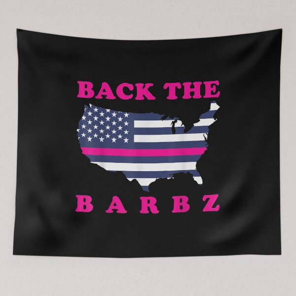 Item preview, Back The Barbz Flag Love Barbs Loyal Fan designed and sold by Amosbriggs.