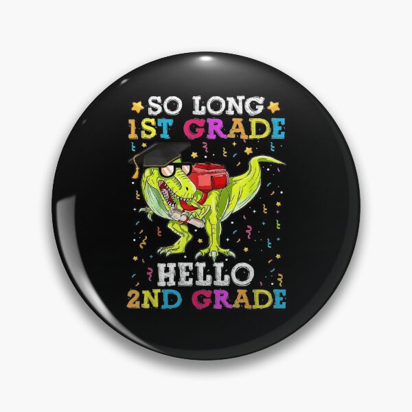 Item preview, So Long 1st Grade Hello 2nd Grade T Rex Dinosaur Graduation  designed and sold by zpruby.