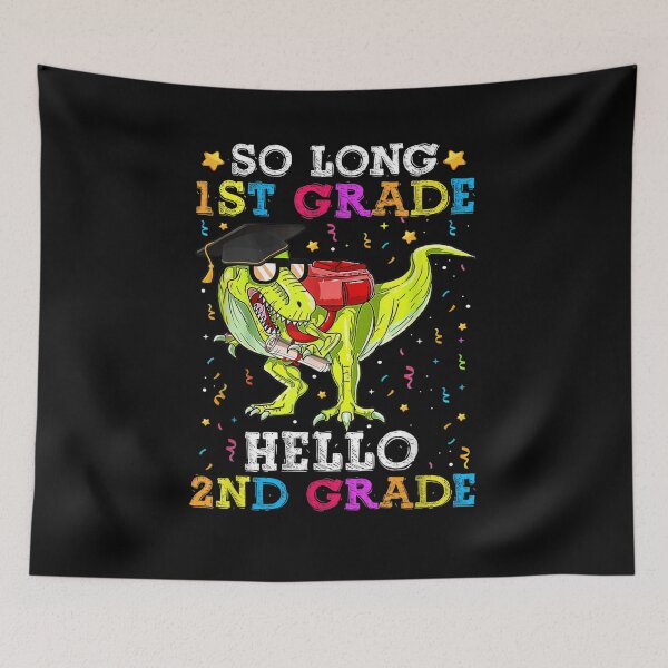 Item preview, So Long 1st Grade Hello 2nd Grade T Rex Dinosaur Graduation  designed and sold by zpruby.