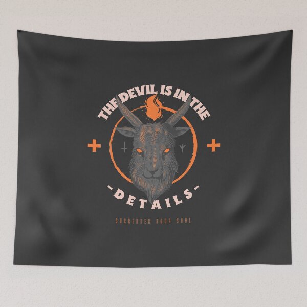 Item preview,  THE DEVIL IS IN THE - D E T A I L S  - | SURRENDER YOUR SOUL designed and sold by AladdinMktgs.