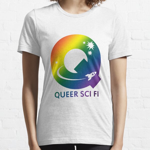Queer Sci Fi Logo - Bellamy Mix Gradient Edition Essential T-Shirt
