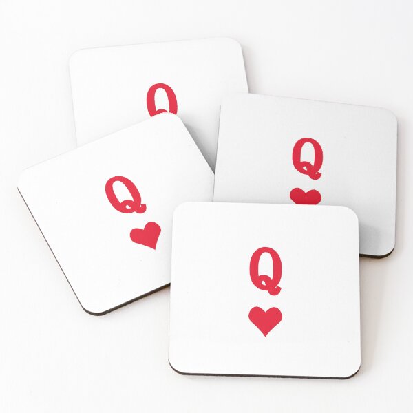 Item preview, Be My Hearts Queen Playing Card Symbol for Real Queen designed and sold by elhefe.