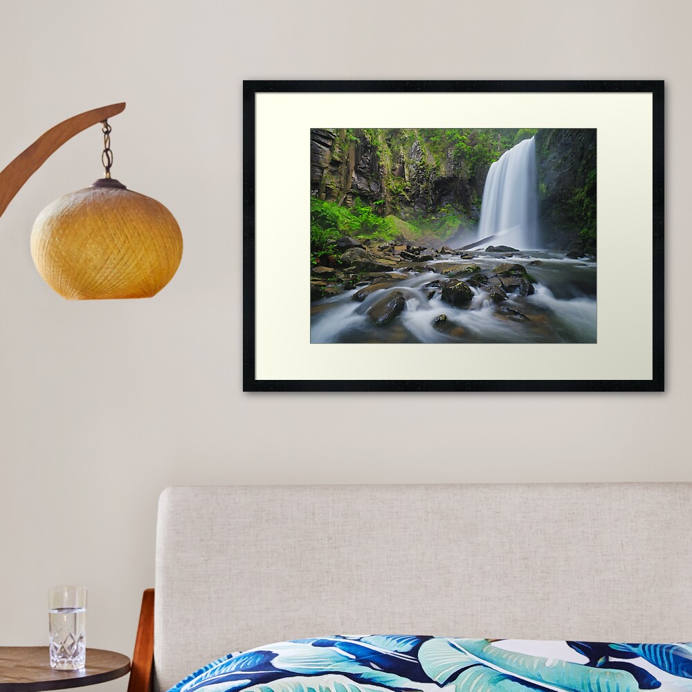 Hopetoun Falls, Otways, Great Ocean Road, Victoria, Australia Framed Art Print