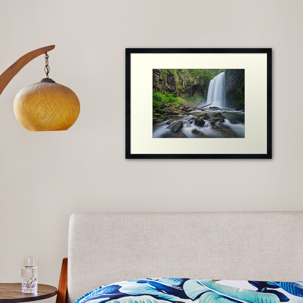 Hopetoun Falls, Otways, Great Ocean Road, Victoria, Australia Framed Art Print