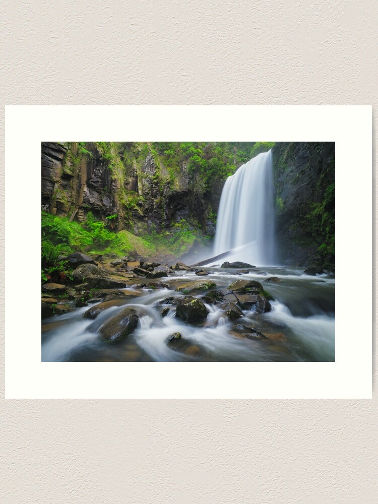 Alternate view of Hopetoun Falls, Otways, Great Ocean Road, Victoria, Australia Art Print
