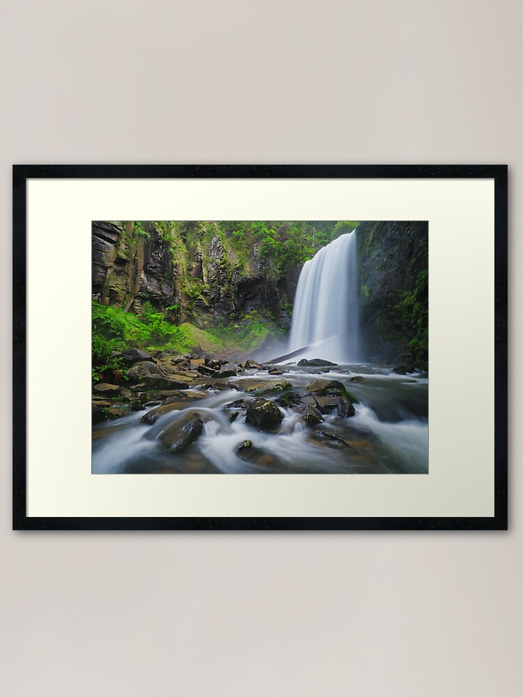 Alternate view of Hopetoun Falls, Otways, Great Ocean Road, Victoria, Australia Framed Art Print