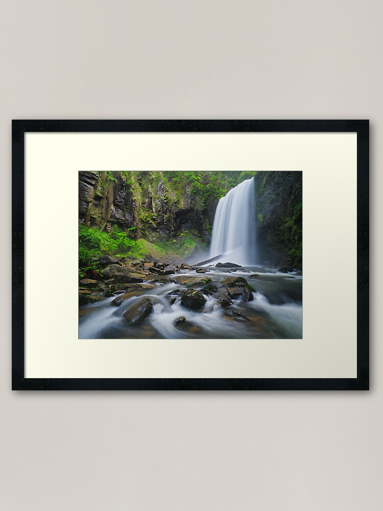 Alternate view of Hopetoun Falls, Otways, Great Ocean Road, Victoria, Australia Framed Art Print