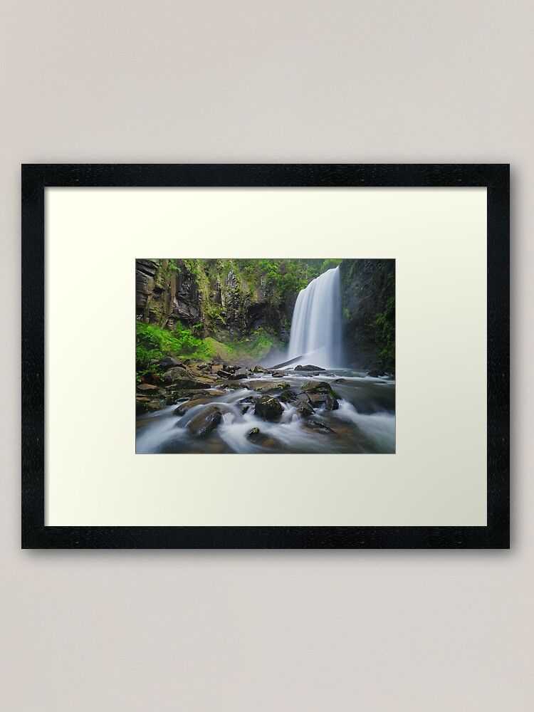 Alternate view of Hopetoun Falls, Otways, Great Ocean Road, Victoria, Australia Framed Art Print