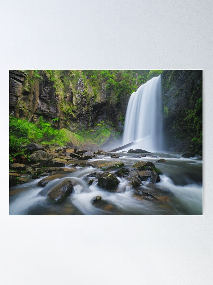 Alternate view of Hopetoun Falls, Otways, Great Ocean Road, Victoria, Australia Poster