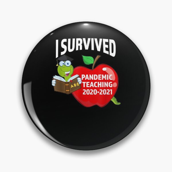 Item preview, Apple Worm Teacher I Survived Pandemic Teaching 2020 2021  designed and sold by zpruby.