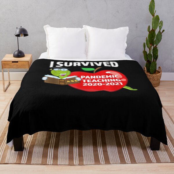 Item preview, Apple Worm Teacher I Survived Pandemic Teaching 2020 2021 designed and sold by zpruby.