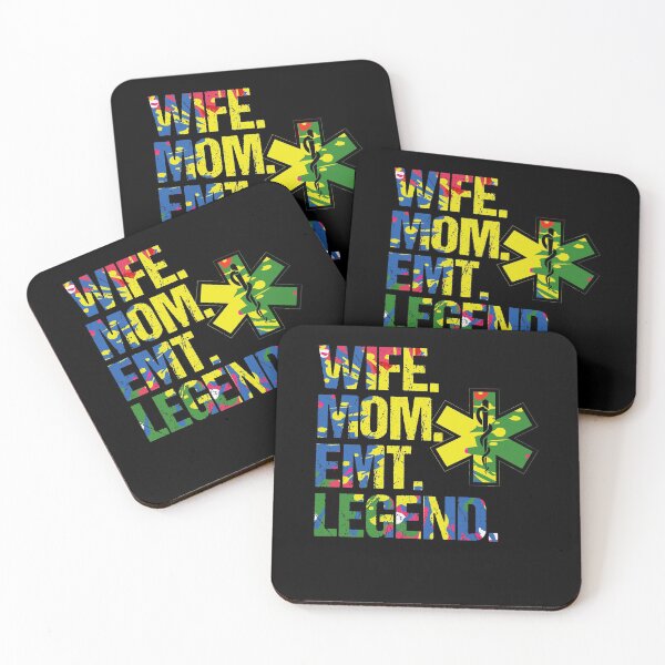 Item preview, Wife Mom EMT Legend Emergency Medical Services Paramedic designed and sold by Nessshirts.