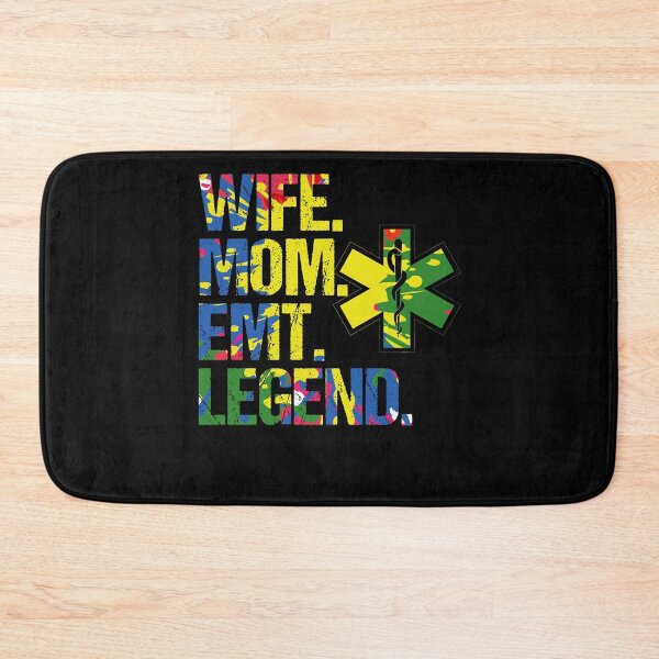 Item preview, Wife Mom EMT Legend Emergency Medical Services Paramedic designed and sold by Nessshirts.