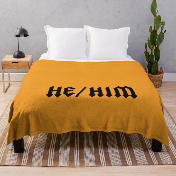 Item preview, He / Him Pronoun (Band style) designed and sold by art-fox.
