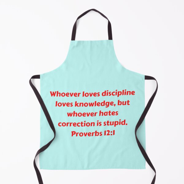 Aperçu de l'œuvre Bible Verse Proverbs 12:1 créée et vendue par Prayingwarrior.
