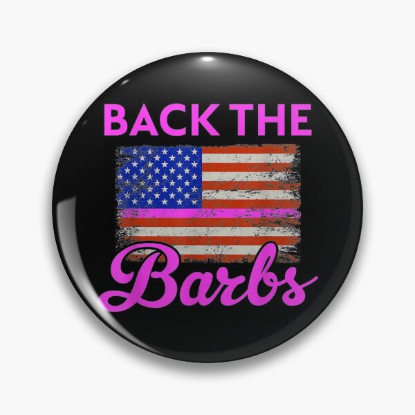 Item preview, Back The Barbz American Flag Love Barbs Loyal Fan designed and sold by Amosbriggs.