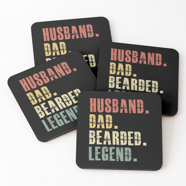 Item preview, Husband Dad Bearded Legend  designed and sold by hasanmasud.