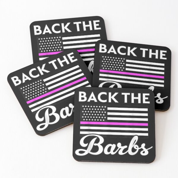Item preview, Back The Barbz American Flag Love Barbs Loyal Fan designed and sold by Amosbriggs.