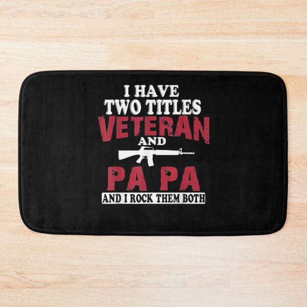 Item preview, I Have Two Titles Veteran And Papa Funny Sayings  designed and sold by zpruby.