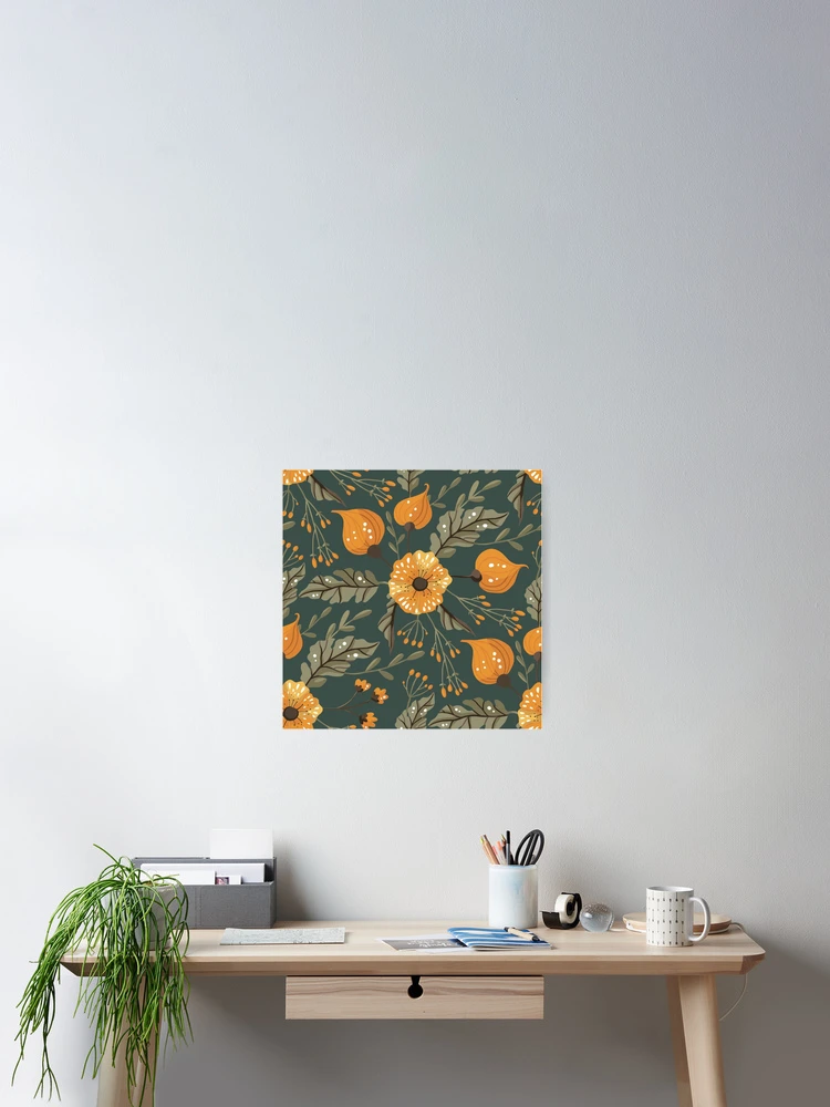 Thumbnail 2 of 3, Poster, Watercolor Floral Pattern designed and sold by Patternsonly.