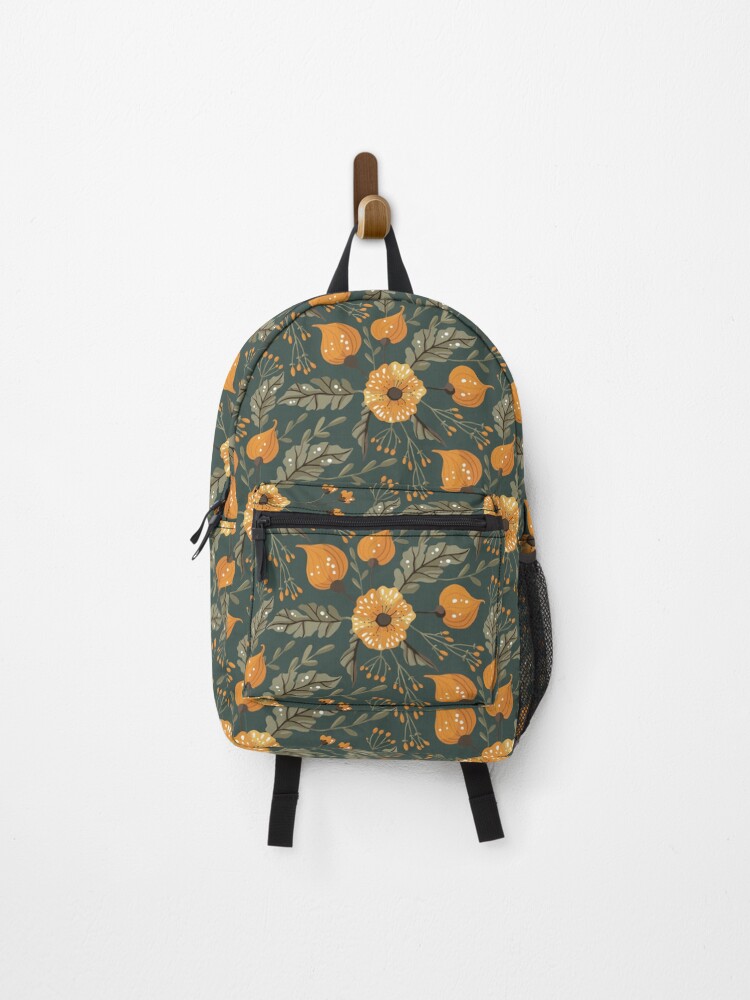 Thumbnail 1 of 3, Backpack, Watercolor Floral Pattern designed and sold by Patternsonly.