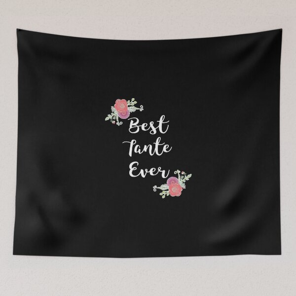 Item preview, Floral Best Tante Ever Shirt Aunt In German French Or Dutch designed and sold by choonhoven.