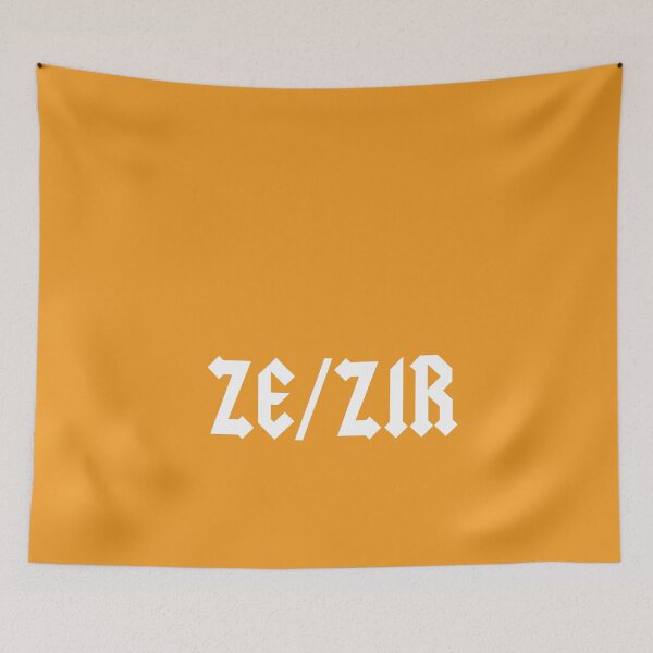 Item preview, Ze / Zir Pronoun (Band style) designed and sold by art-fox.