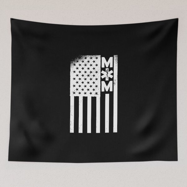 Item preview, Patriotic American Flag EMT Mom Emergency Medical Services designed and sold by Nessshirts.