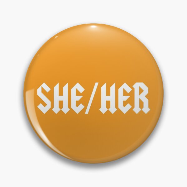 Item preview, She / Her Pronoun Typography designed and sold by art-fox.