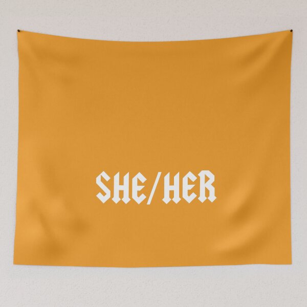 Item preview, She / Her Pronoun Typography designed and sold by art-fox.