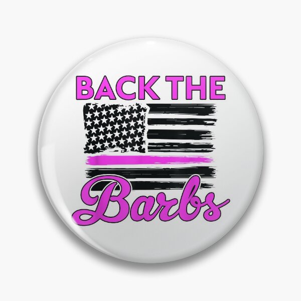 Item preview, Back The Barbz American Flag Love Barbs Loyal Fan designed and sold by Amosbriggs.