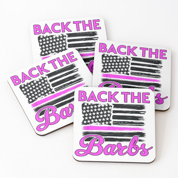 Item preview, Back The Barbz American Flag Love Barbs Loyal Fan designed and sold by Amosbriggs.