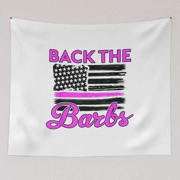 Item preview, Back The Barbz American Flag Love Barbs Loyal Fan designed and sold by Amosbriggs.