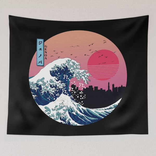 Item preview, Genoa Kanagawa Wave Retro designed and sold by DFerraz.
