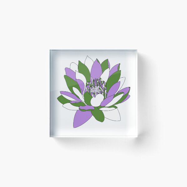Item preview, Genderqueer Pride Flag Flower designed and sold by Kai Buro.