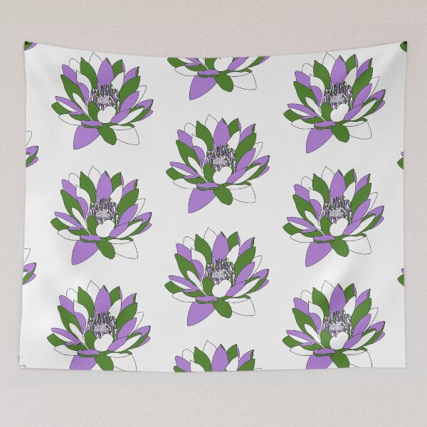Item preview, Genderqueer Pride Flag Flower designed and sold by Kai Buro.