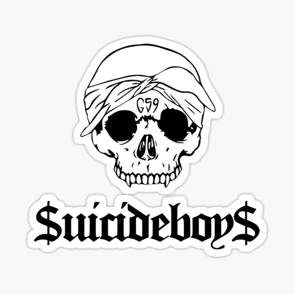 " uicideboy logo" Sticker for Sale by Redbubble