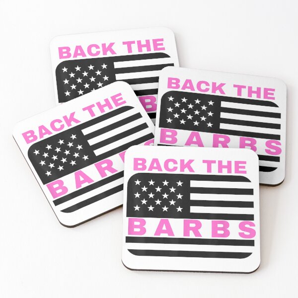 Item preview, Back The Barbz American Flag Love Barbs Loyal Fan designed and sold by Amosbriggs.