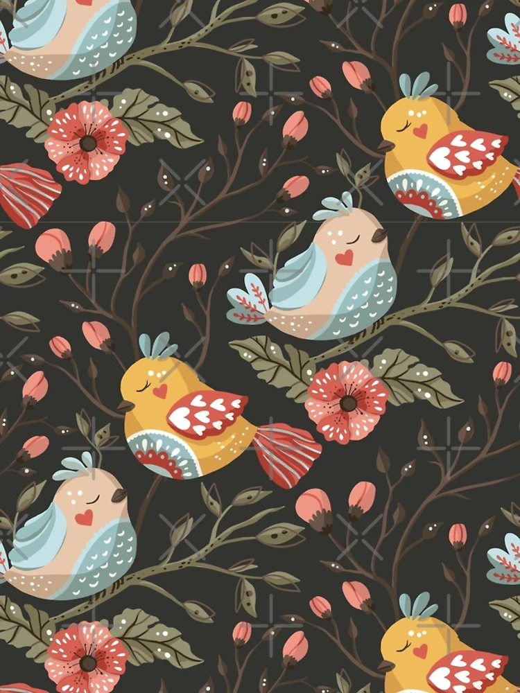 Thumbnail 4 of 4, iPhone Case, Everybirdy Pattern designed and sold by Patternsonly.